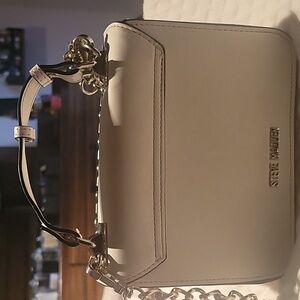 Steve Madden white hand bag